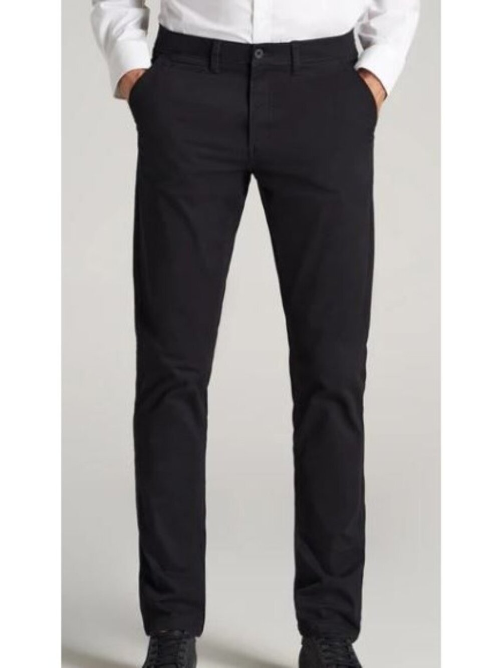 American Tall Carman Taperedd Chino Pants Men Size 42 x 36 Tall NWT Black Casual